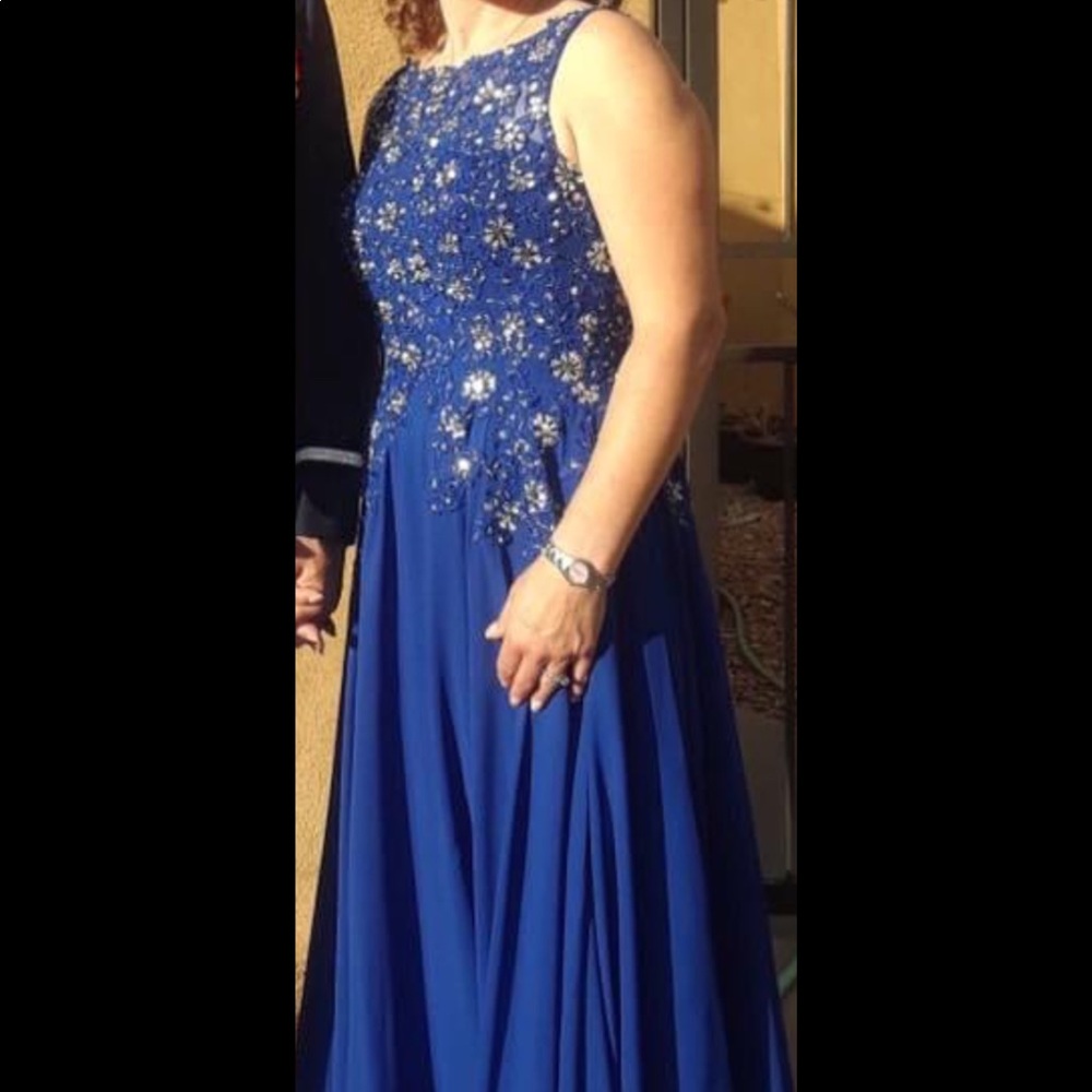 Izilady formal gown royal blue sz 10